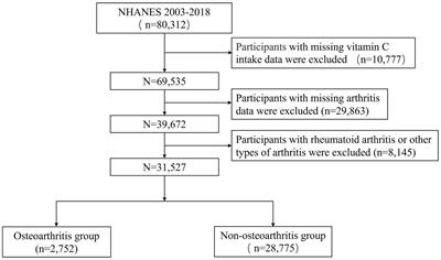 Vitamin C intake and osteoarthritis: findings of NHANES 2003–2018 and Mendelian randomization study